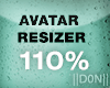 AVATAR RESIZER 110% M/F