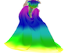 Rainbow Goddess Cape