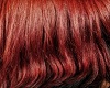 red shoulder hair