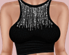 E* Black Chain Top