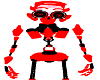 Bright Red Robot