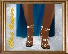 AZURE AMOR GOLDEN HEELS