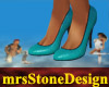 *MS* Turquoise pumps
