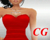 (CG) Classy Red Dress