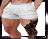 DC..SHORTS WHITE +TATTO