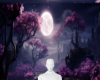 Night forest purple bg