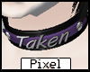 <Pp> Purple Taken Collar
