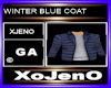 WINTER BLUE COAT