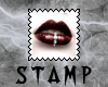 Hot Red Lips Stamp