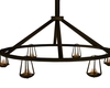 wooden  chandelier