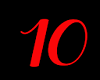 RED NUMBER 10