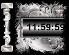 [I512]Silver/Black Clock