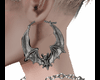 Bat hoop earings