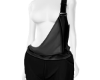 Women's black overalls