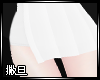 V. White Skirt Nek