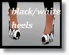 black/white shoe