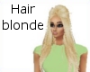 Hair blonde
