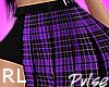 Plaid Skirt Purple | RL