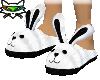 ! bunny slippers BLK WHT