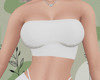 ♡white tube top