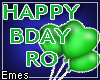 Happy Bday Ro Ballons
