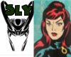 Sly| Pop Art Marvel BW