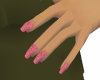 [Ne2] Pink Glitter Nails