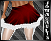 Christmas Fur Skirt Red