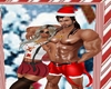 mitch and pinky xmas rug