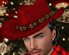 Christmas Cowboy Hat (M)
