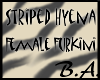 [BA] Striped Hyena FurkF