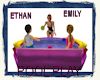 TWINS-ETHAN & EMILY POOL