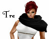 :Tre:Winter Scarf Ebony