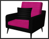 Hot Pink and Black Chair