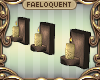F:~ Wall Candles x3