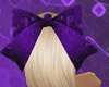 Gothic purple bow