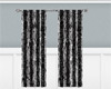 Black and Silver Curtain