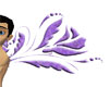 Purple Floral wings