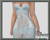 Gia Lace Gown Blue