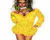 Yellow Sweater Dress