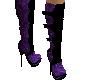 Black & Purple boots