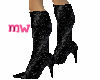 Charcoal sparkle boots