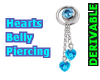 Hearts Belly Piercing