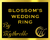 BLOSSOM'S WEDDING RING