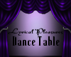 ~♪~ LP Dance Table