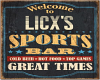 LICX .sport bar sign