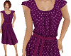 TF* Purple Dot Dress