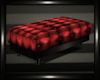 ! Leather FootStool Red