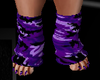 purple feet