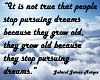 Pursuing Dreams
